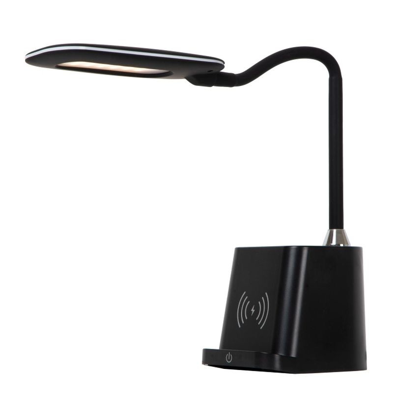 Lucide PENNY - Stolná lampa - LED - 1x6W 3000K - Čierna